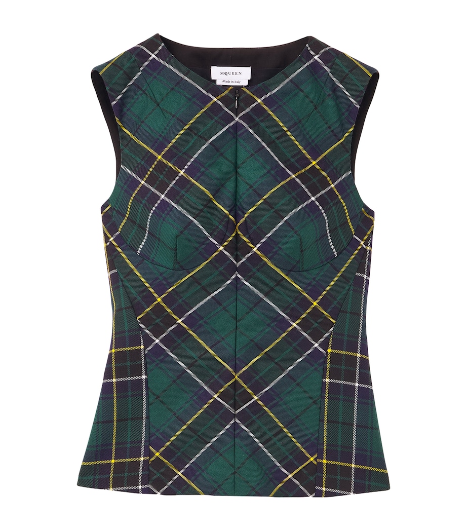 Wool Tartan Top 4348 Image 1