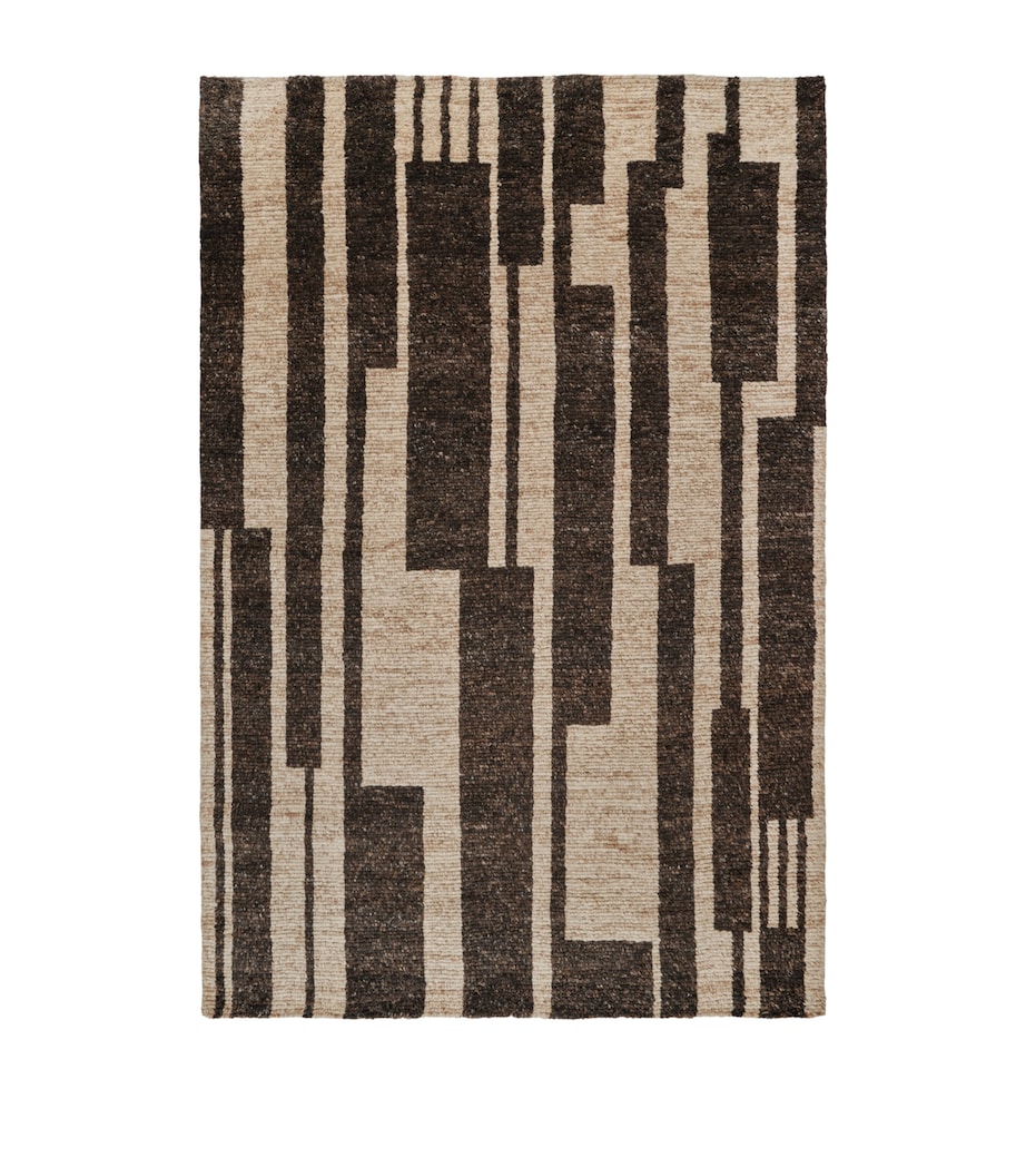 The Rug Company x Paul Smith Raster Rug (3.05m x 0.84m) Natural Image 1