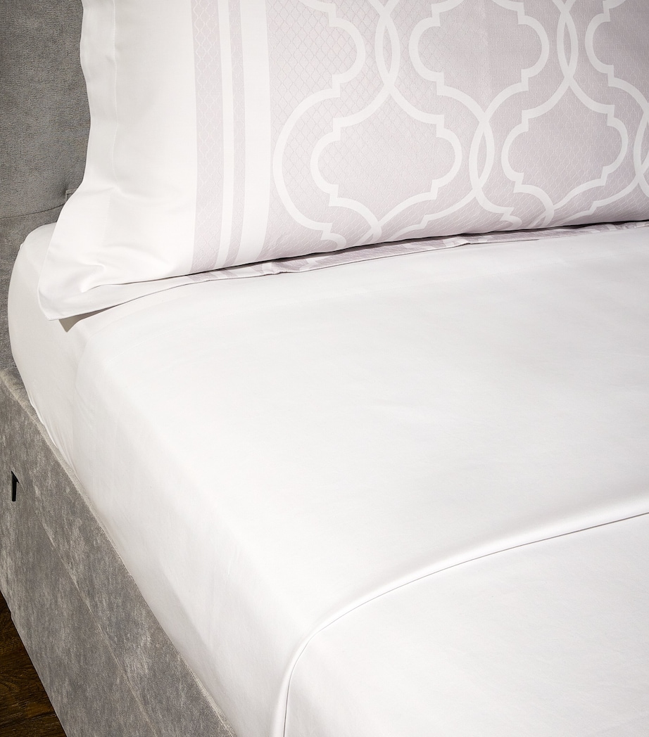 Roowa Super King Fitted Sheet (180cm x 200cm) PERLE Image 6