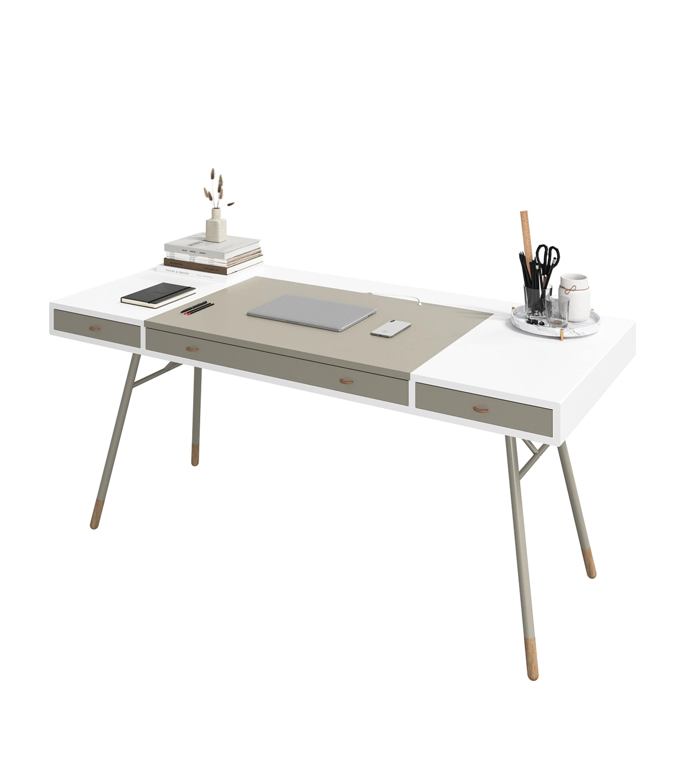 BoConcept Cupertino Desk Matt Ash Grey Image 2
