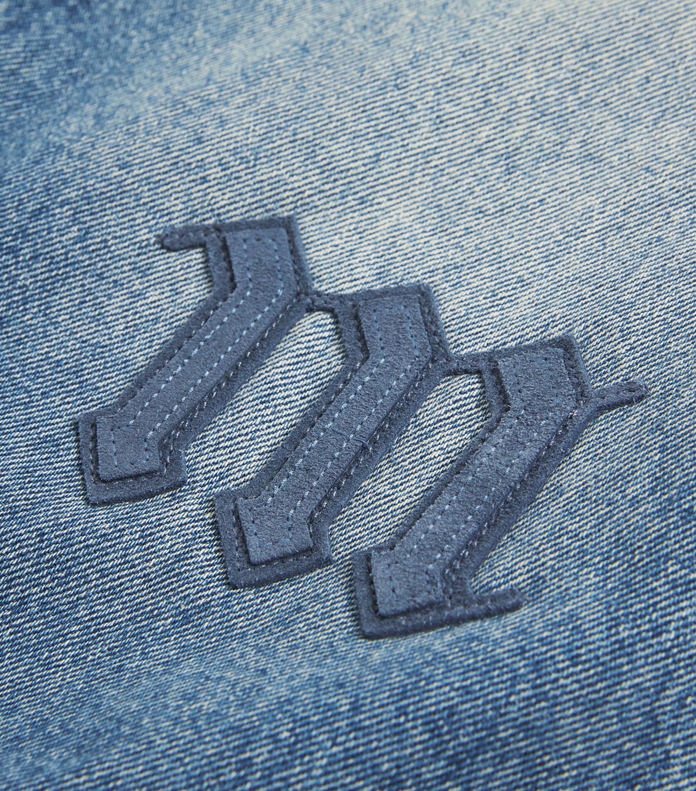 Logo Patch Baggy Jeans LIGHT BLUE Image 5