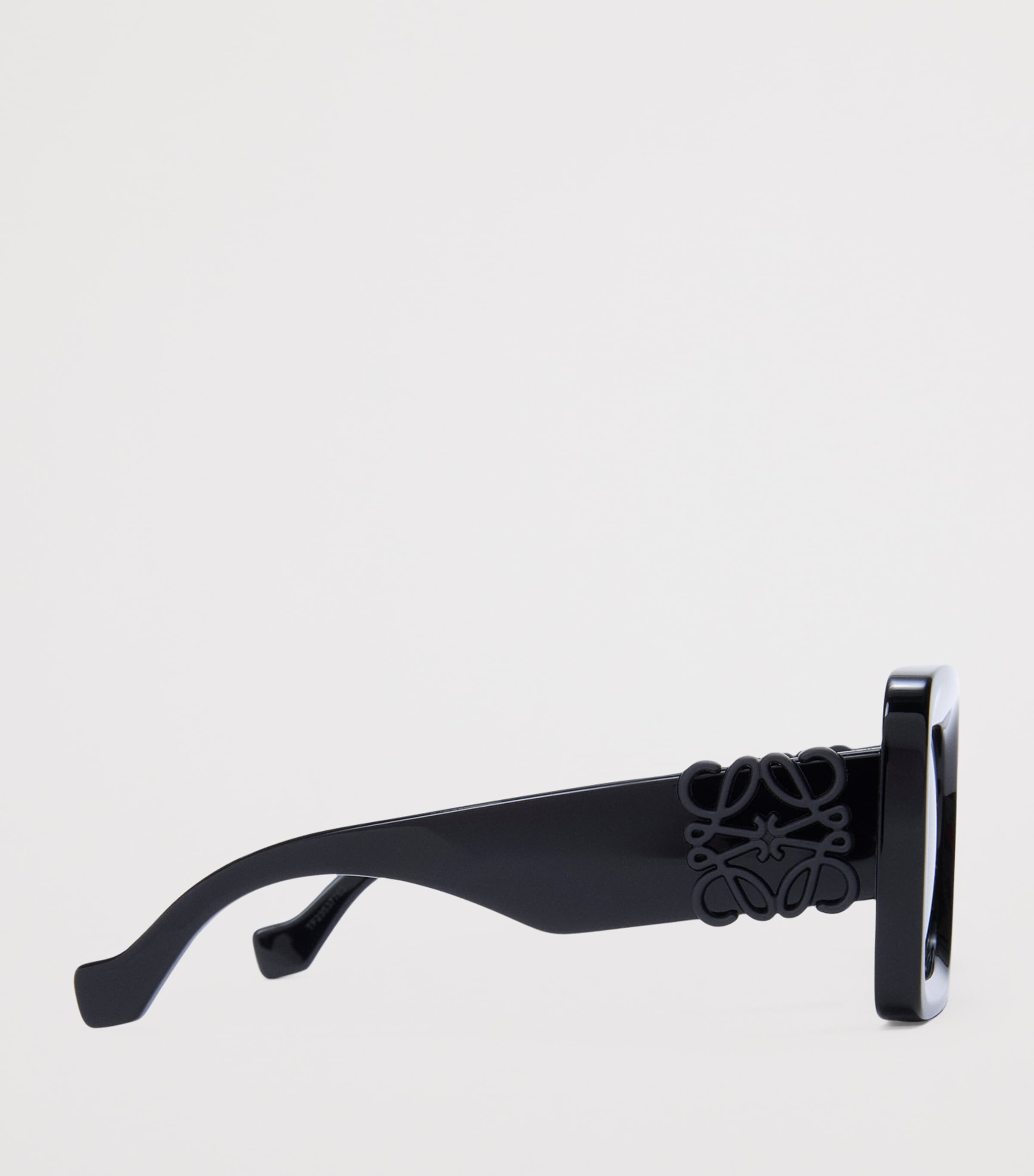 Bevelled Square Sunglasses BLACK Image 3