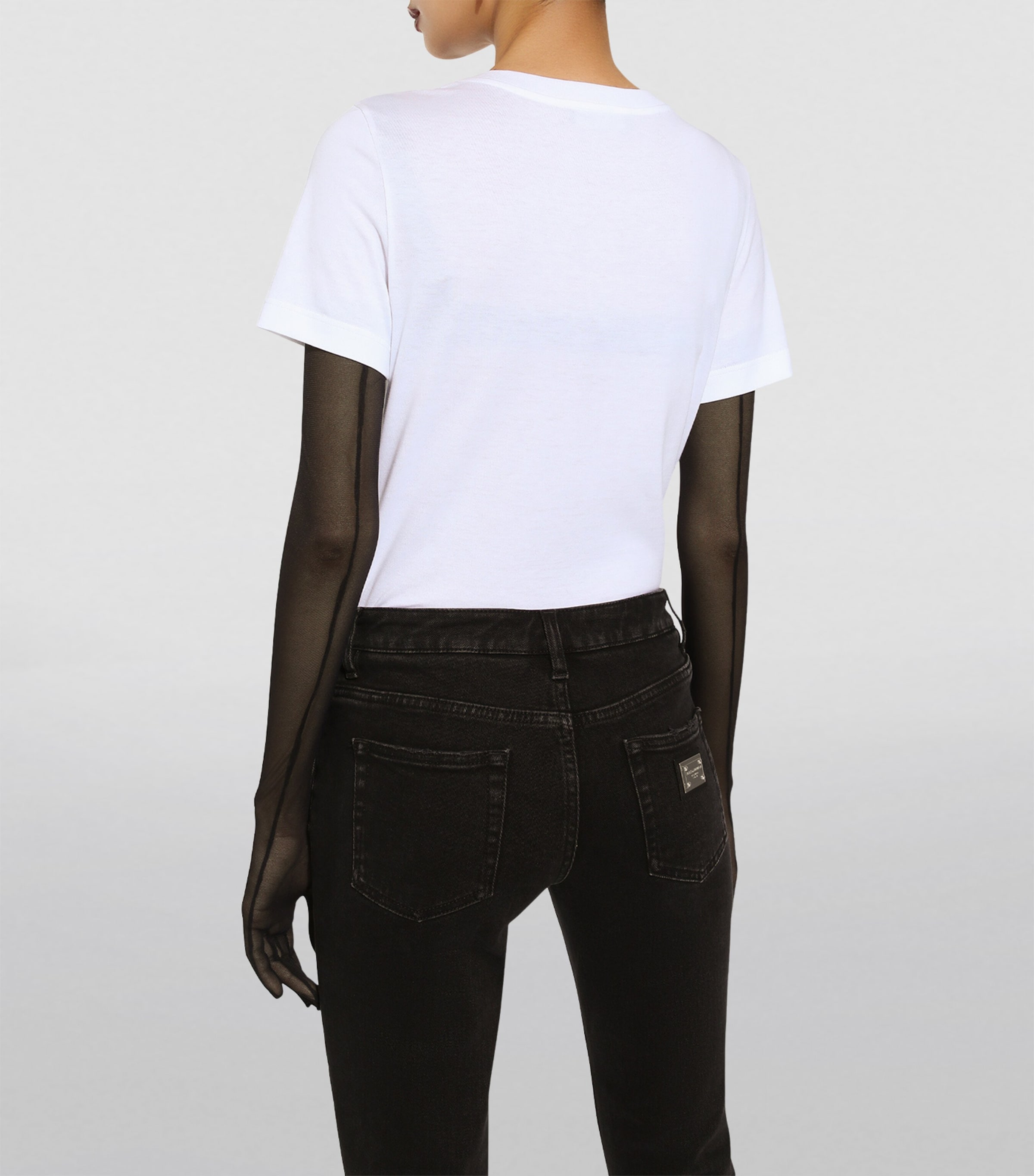 Jersey Logo-Patch T-Shirt W0800-OPTICAL WHITE Image 4