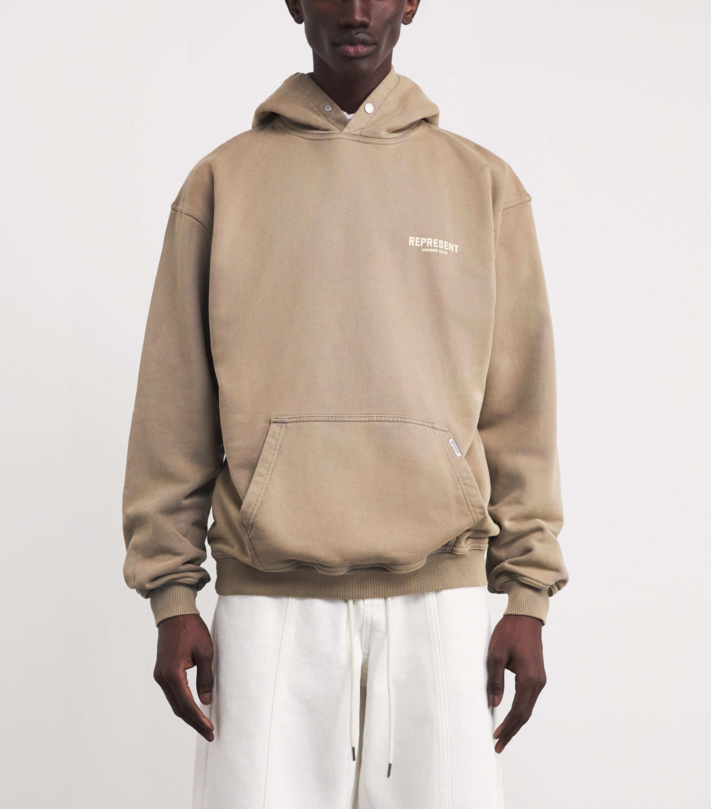 Cotton Owners Club Hoodie ALMOND Image 3