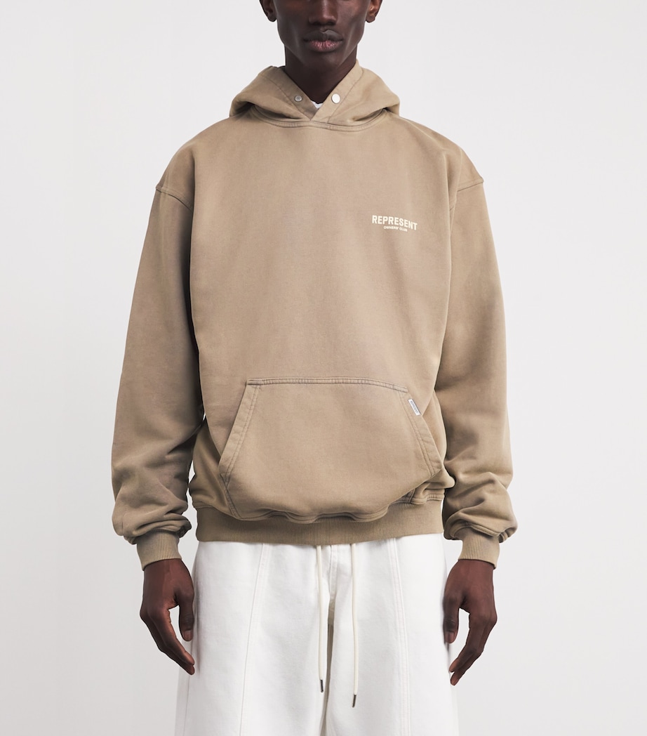 Cotton Owners Club Hoodie ALMOND Image 3