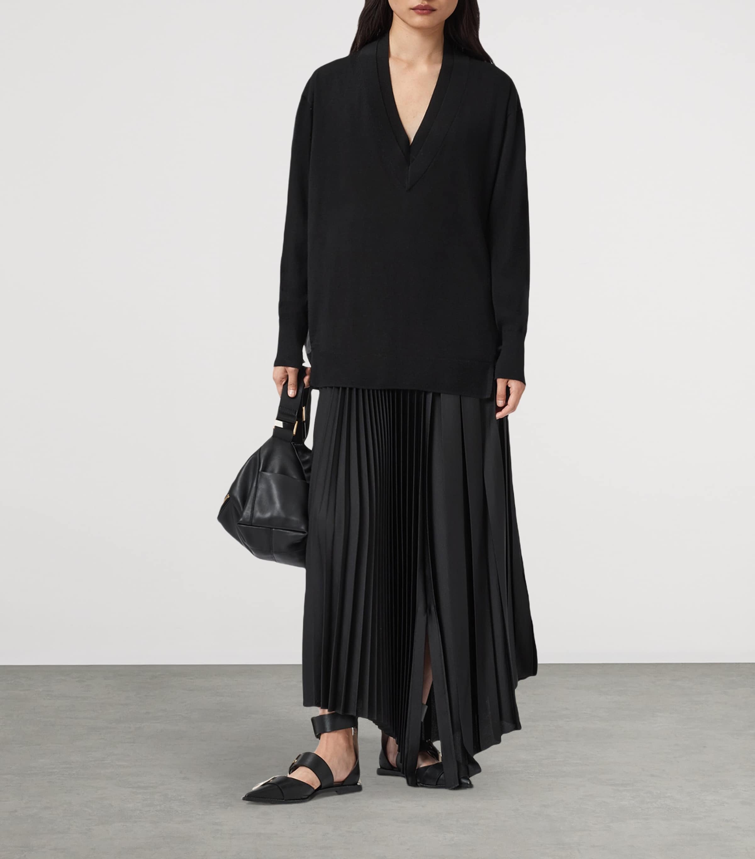 Wool Bern Sweater BLACK Image 3