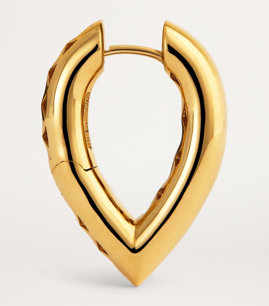 Medium Yellow Gold Drop Link Earrings YELLOW GOLD Image 4