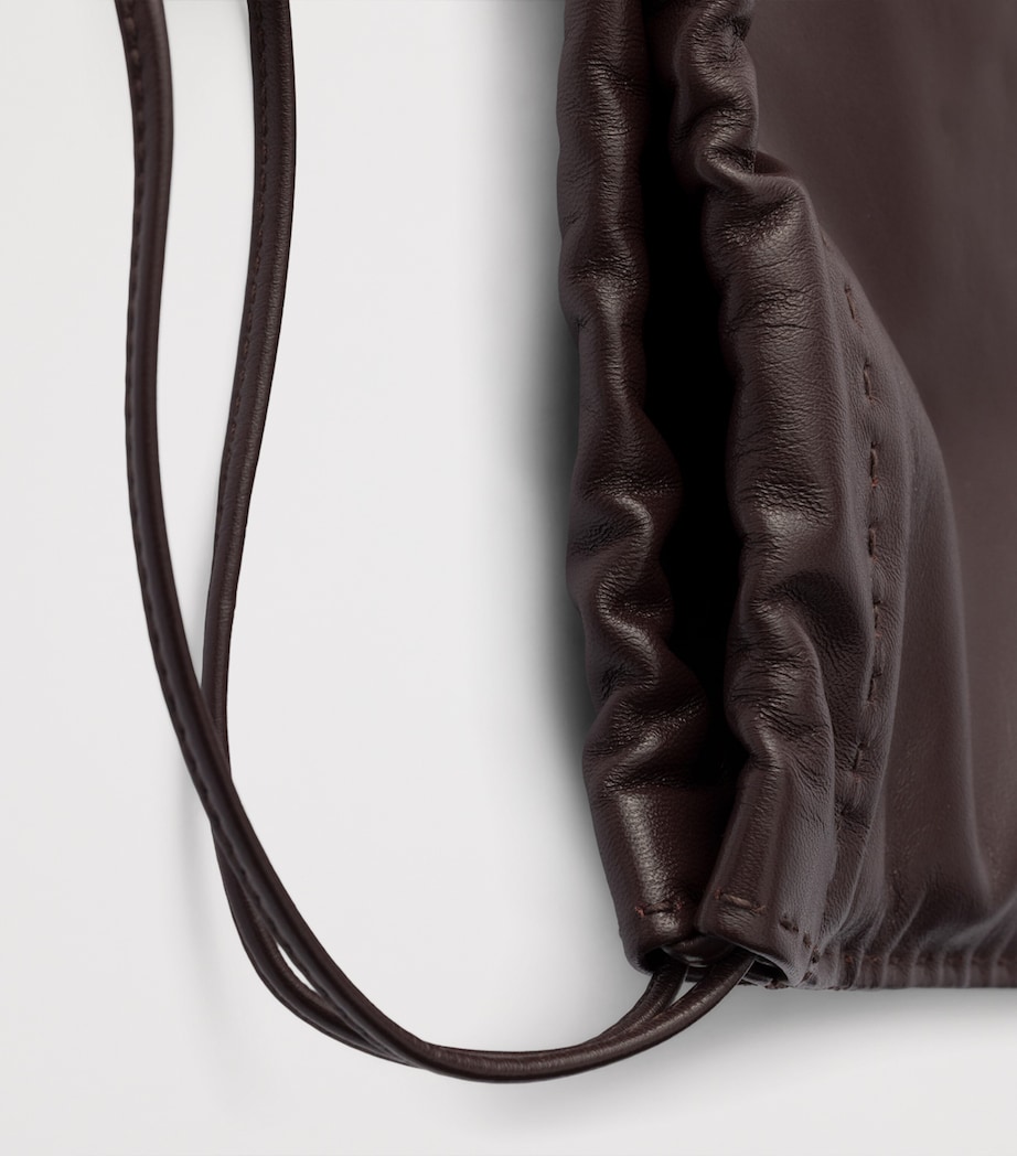 Prada Nappa Leather Wish Pouch Brown Image 3