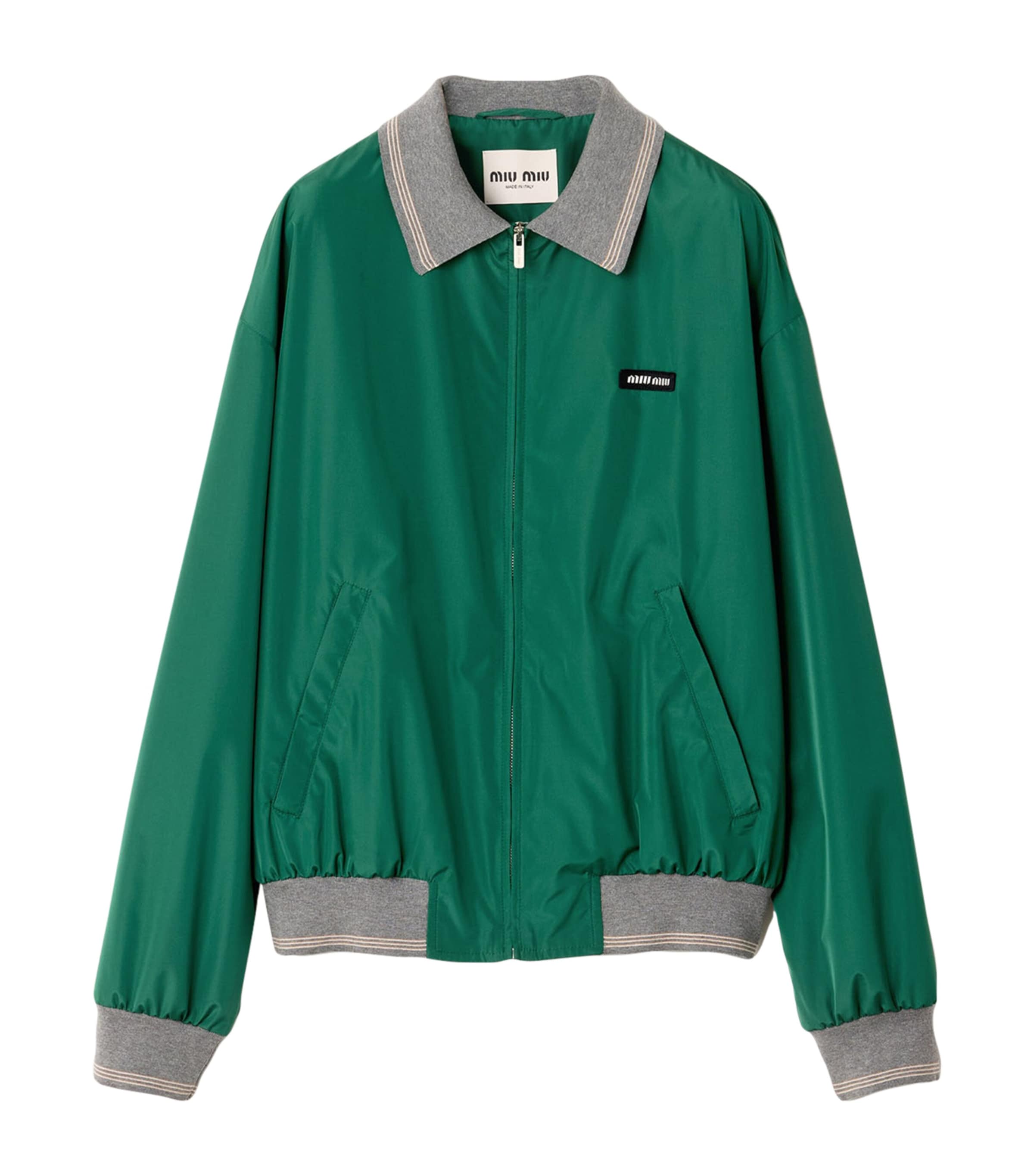 Miu Miu Womens Technical Blouson Jacket Image 1