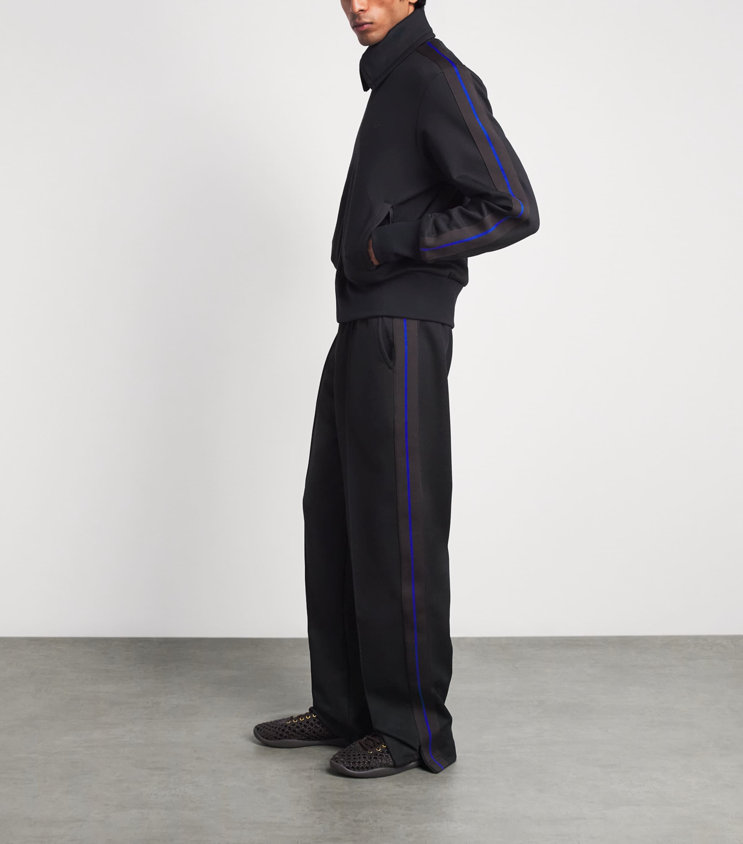 Wales Bonner Mens Form Track Jacket Black Image 2
