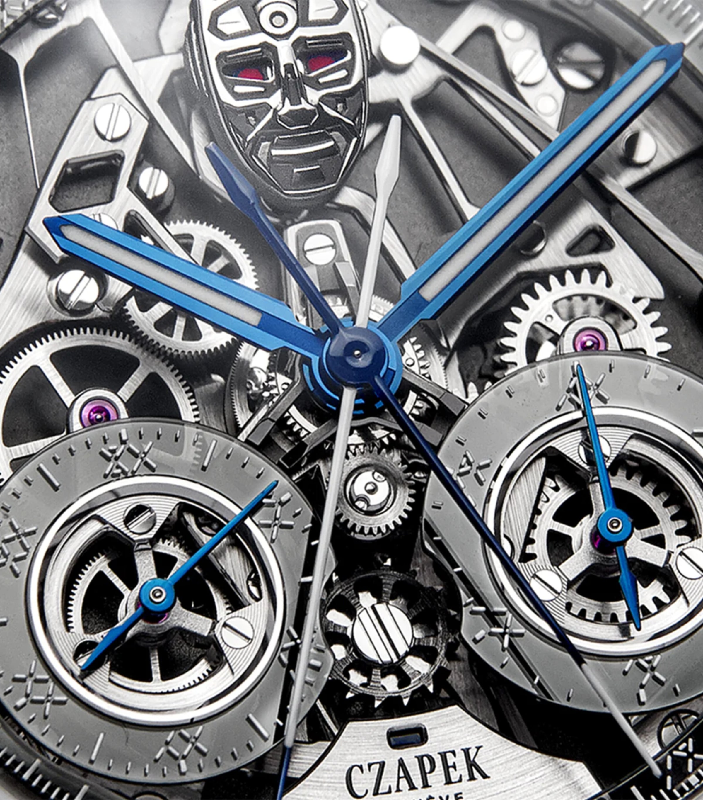 Stainless Steel Antarctique Rattrapante R.U.R Watch 42.5mm GREY Image 5