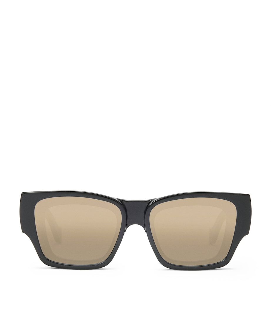 x Paula's Ibiza Square Sunglasses BLACK/SILVER Image 1