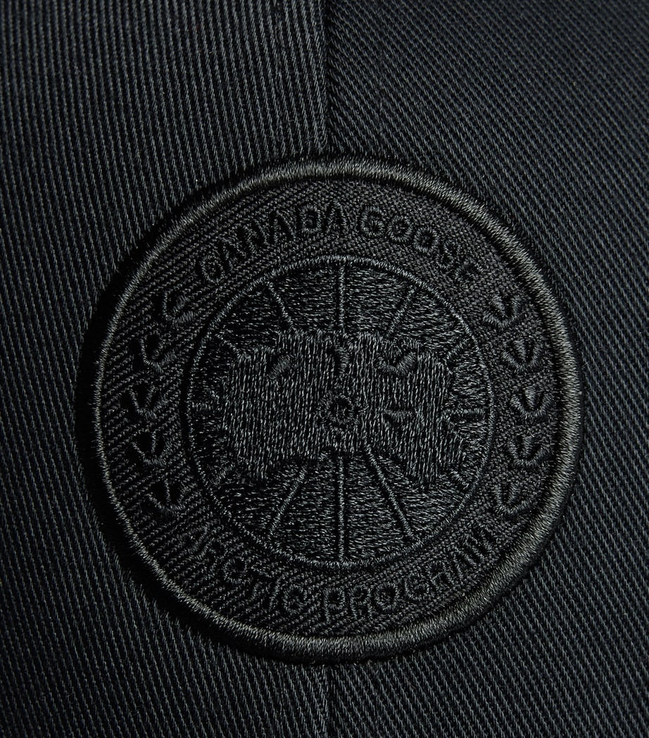 Canada Goose Logo Patch Cap Black Image 5