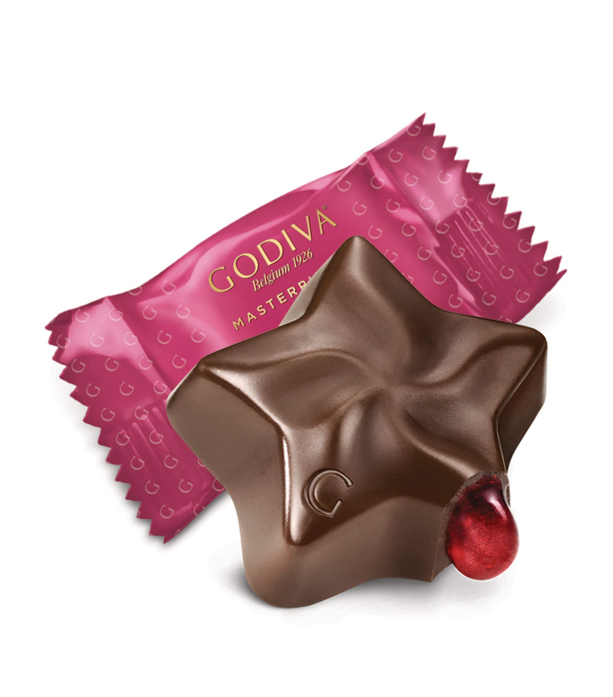 Godiva x Labubu Masterpieces Dark Chocolate with Raspberry Filling
