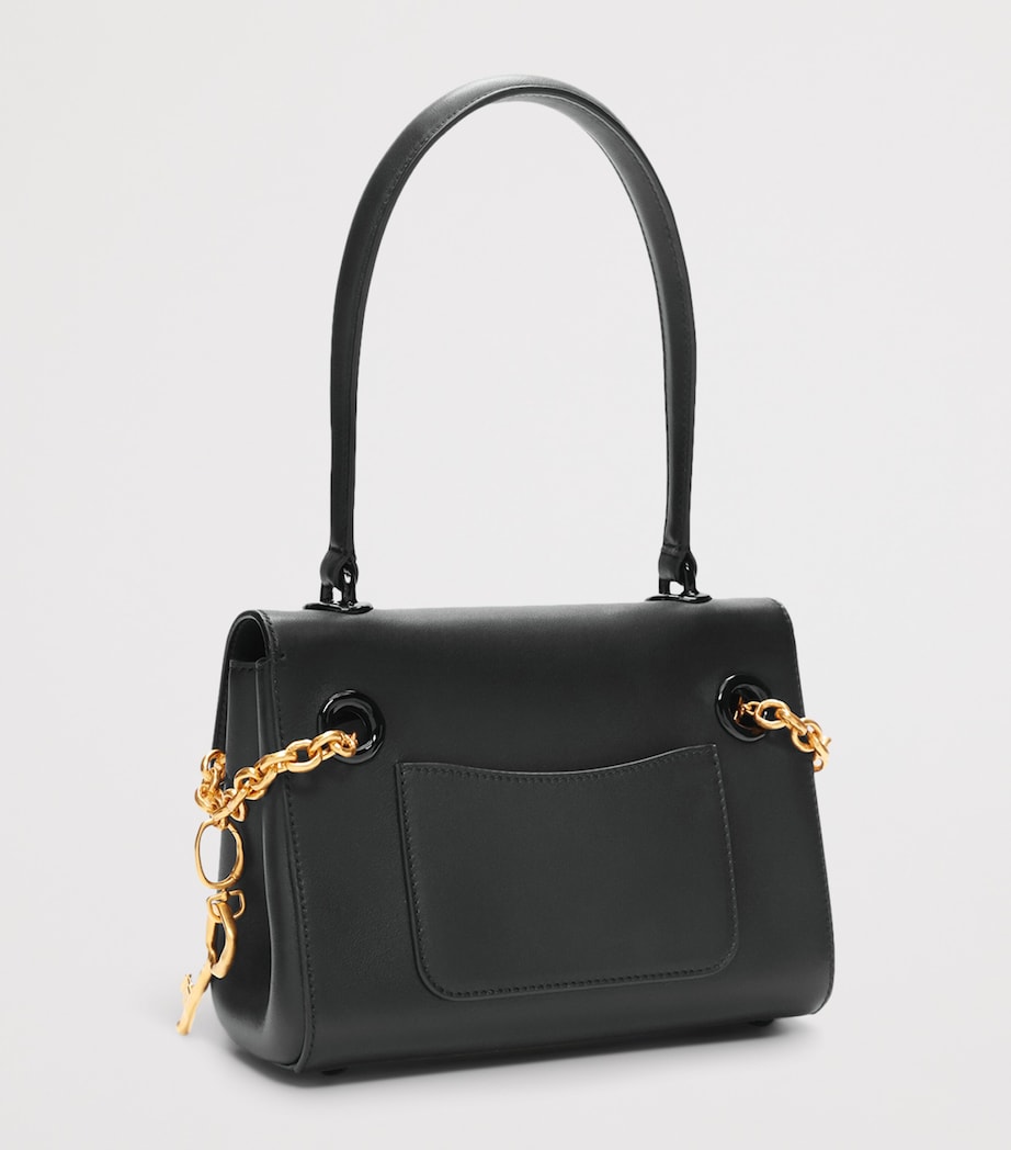 Schiaparelli Mini Calfskin Secret Top-Handle Bag Black Image 4