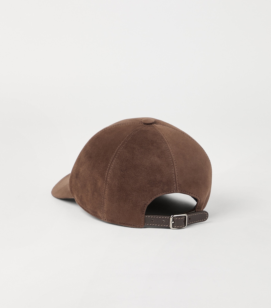 Suede Monili-Embellished Baseball Cap C1129 Image 2
