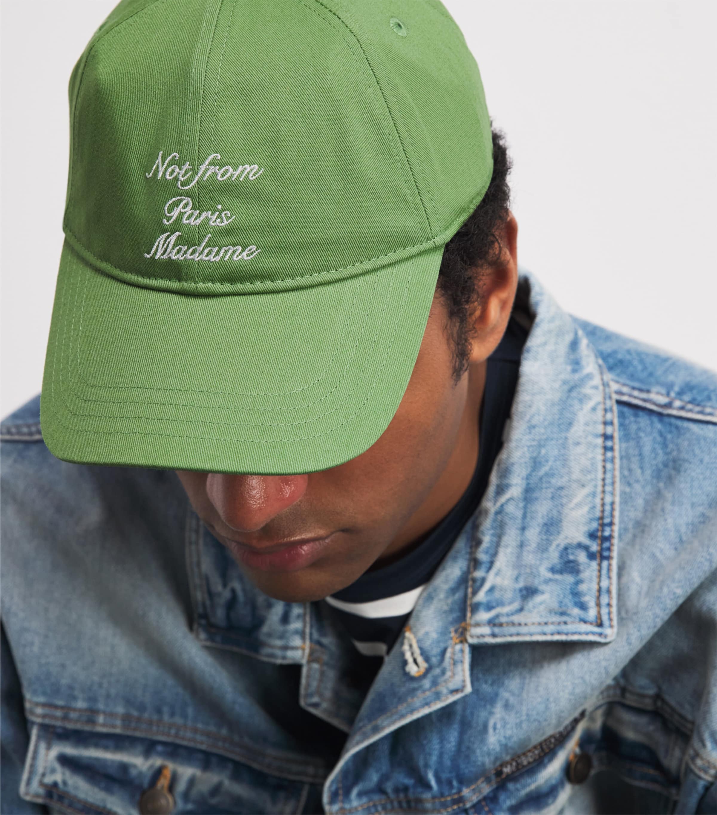 Drôle De Monsieur Cotton La Casquette Baseball Cap Lgn / Light Green Image 2