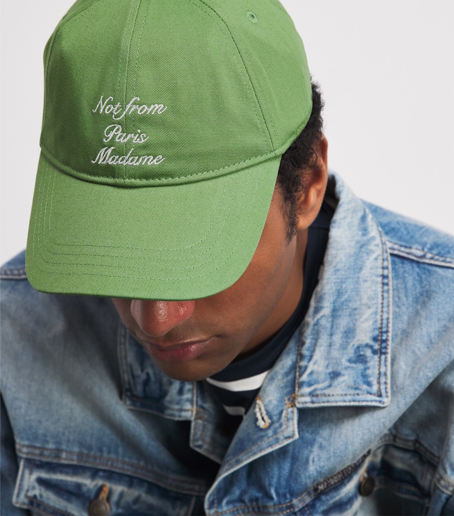 Drôle De Monsieur Cotton La Casquette Baseball Cap Lgn / Light Green Image 2