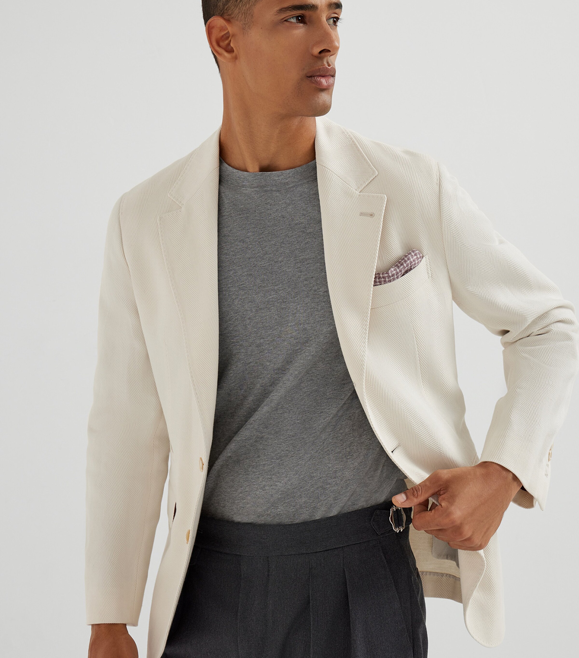 Cotton Crew-Neck T-Shirt C8190 Image 5