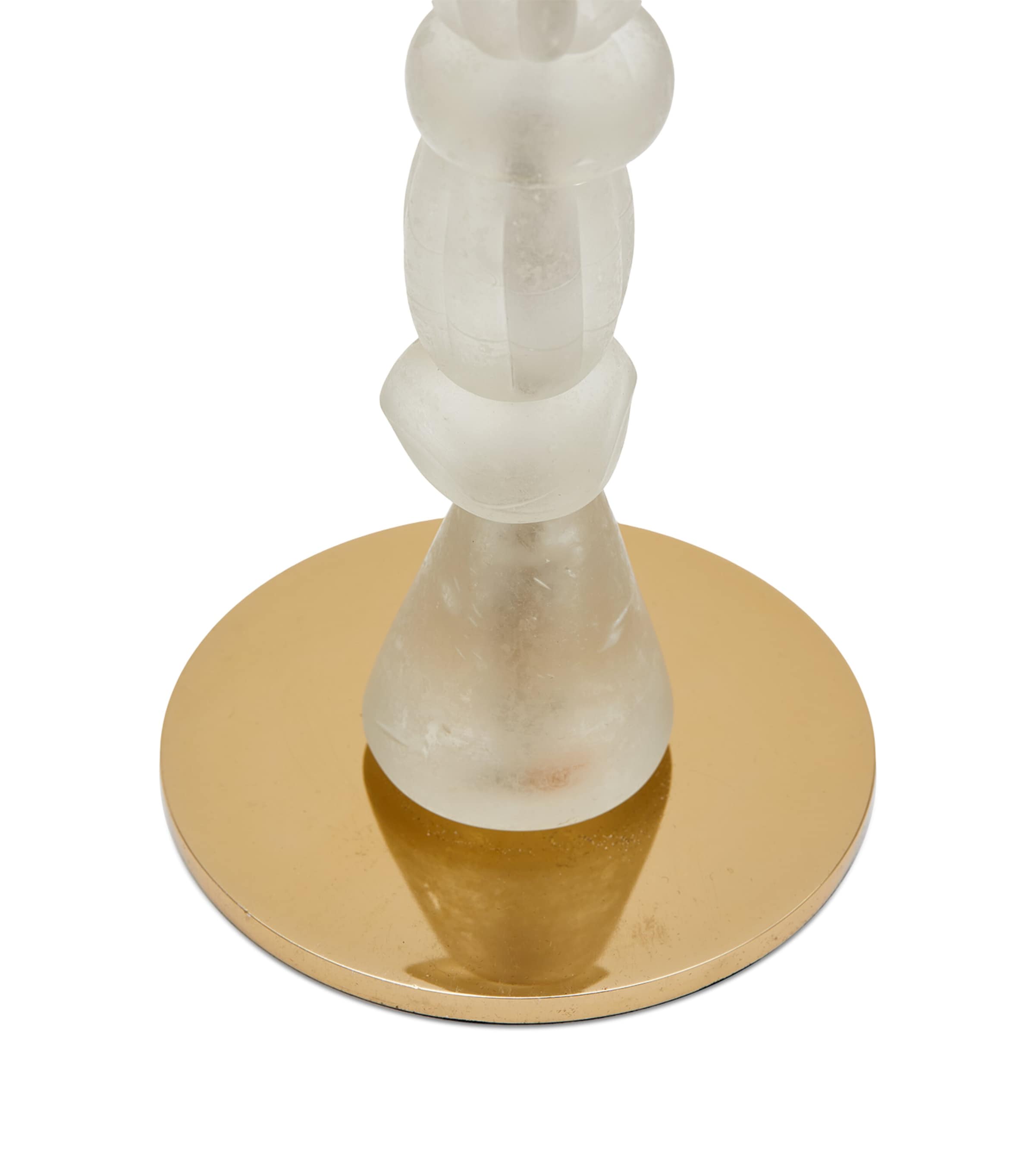 POLSPOTTEN Small Beads Candle Holder (34cm) White Image 3