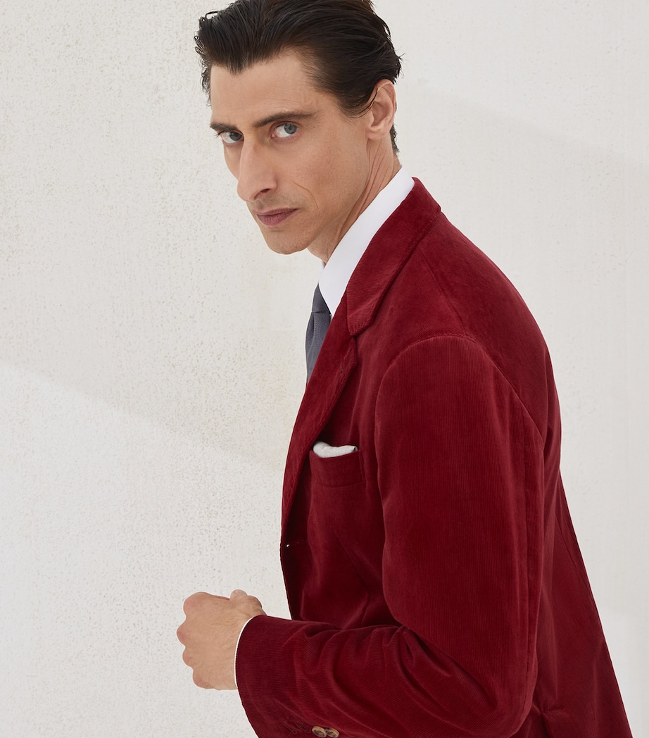 Sea Island Cotton-Corduroy Deconstructed Blazer C4506 Image 6