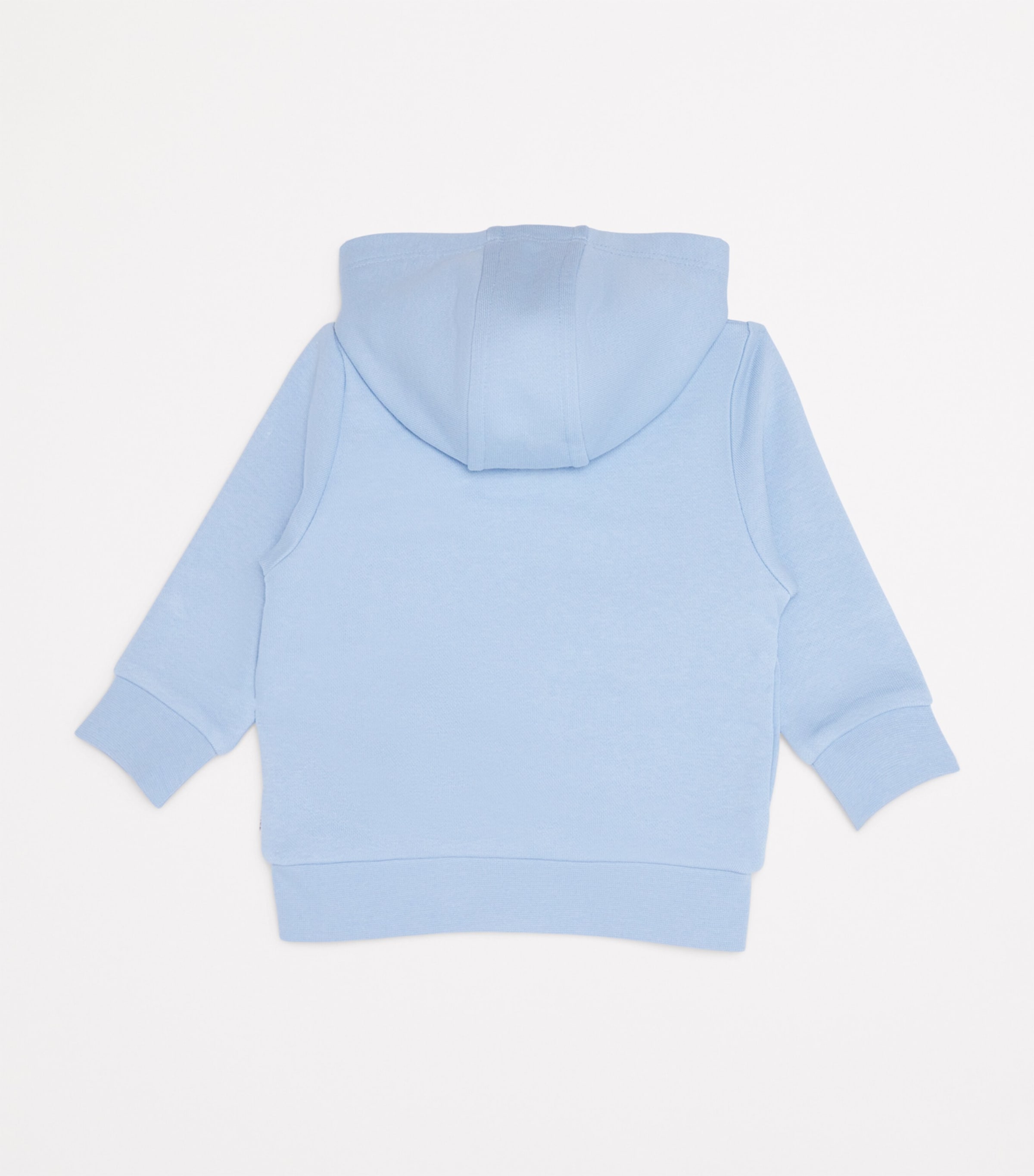 Cotton Logo Zip-Up Hoodie (3-18 Months) 887 PERSIAN BLUE Image 2