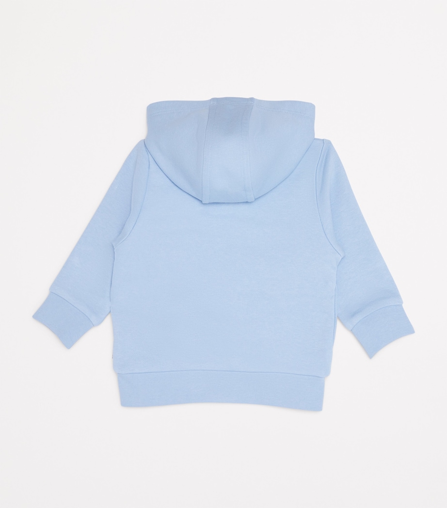 Cotton Logo Zip-Up Hoodie (3-18 Months) 887 PERSIAN BLUE Image 2