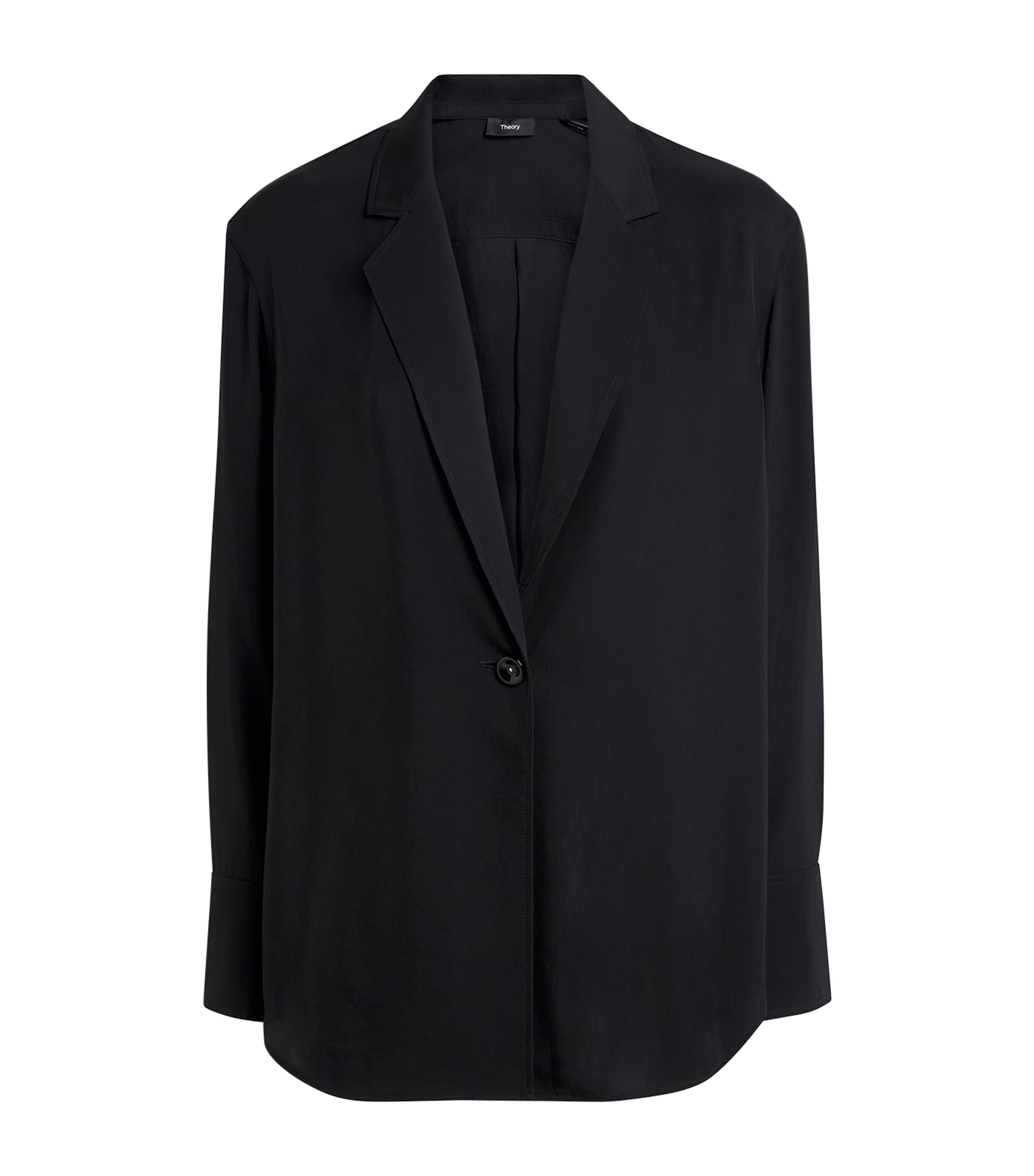 Theory Womens Airy Blazer Black Image 1
