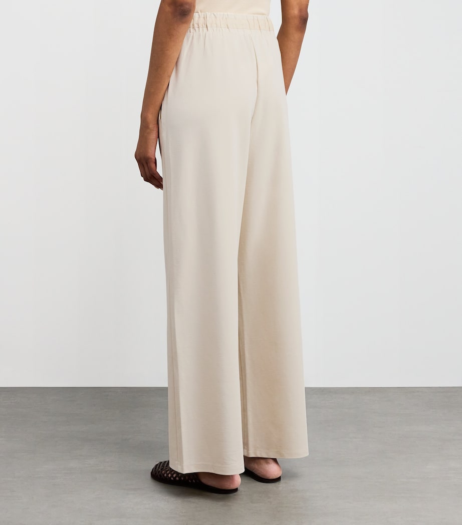 Jersey Drawstring Trousers IVORY Image 4