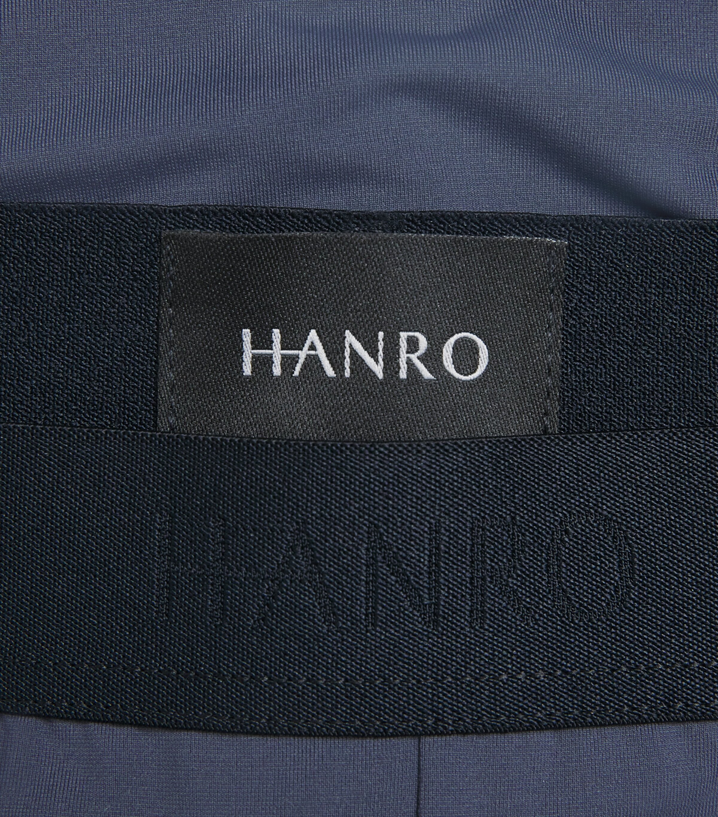 Hanro Mens Micro-Touch Shortleg Boxer Briefs Stormy Gre Image 5
