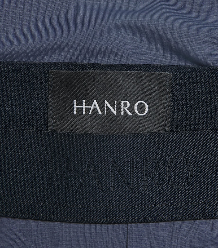 Hanro Mens Micro-Touch Shortleg Boxer Briefs Stormy Gre Image 5