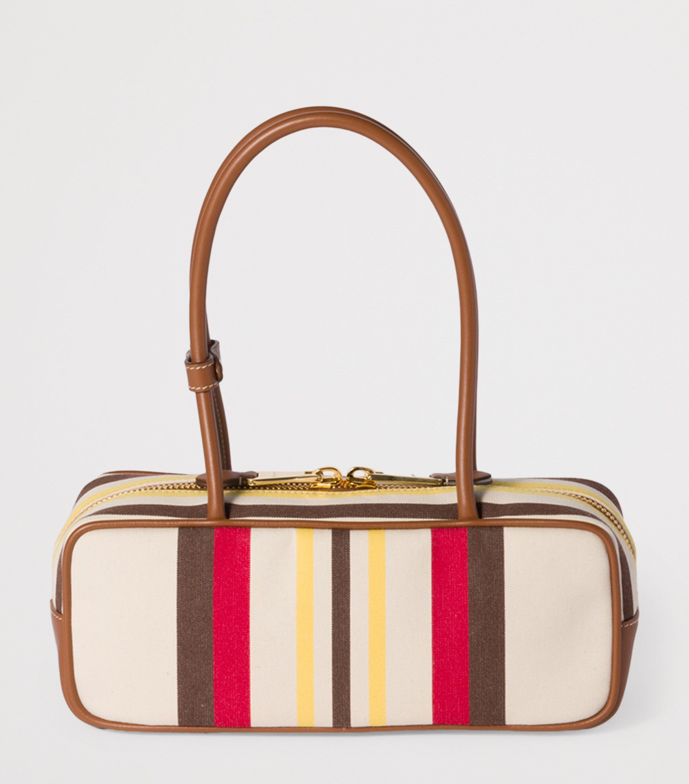 Miu Miu Canvas-Leather Beau Bag Image 4