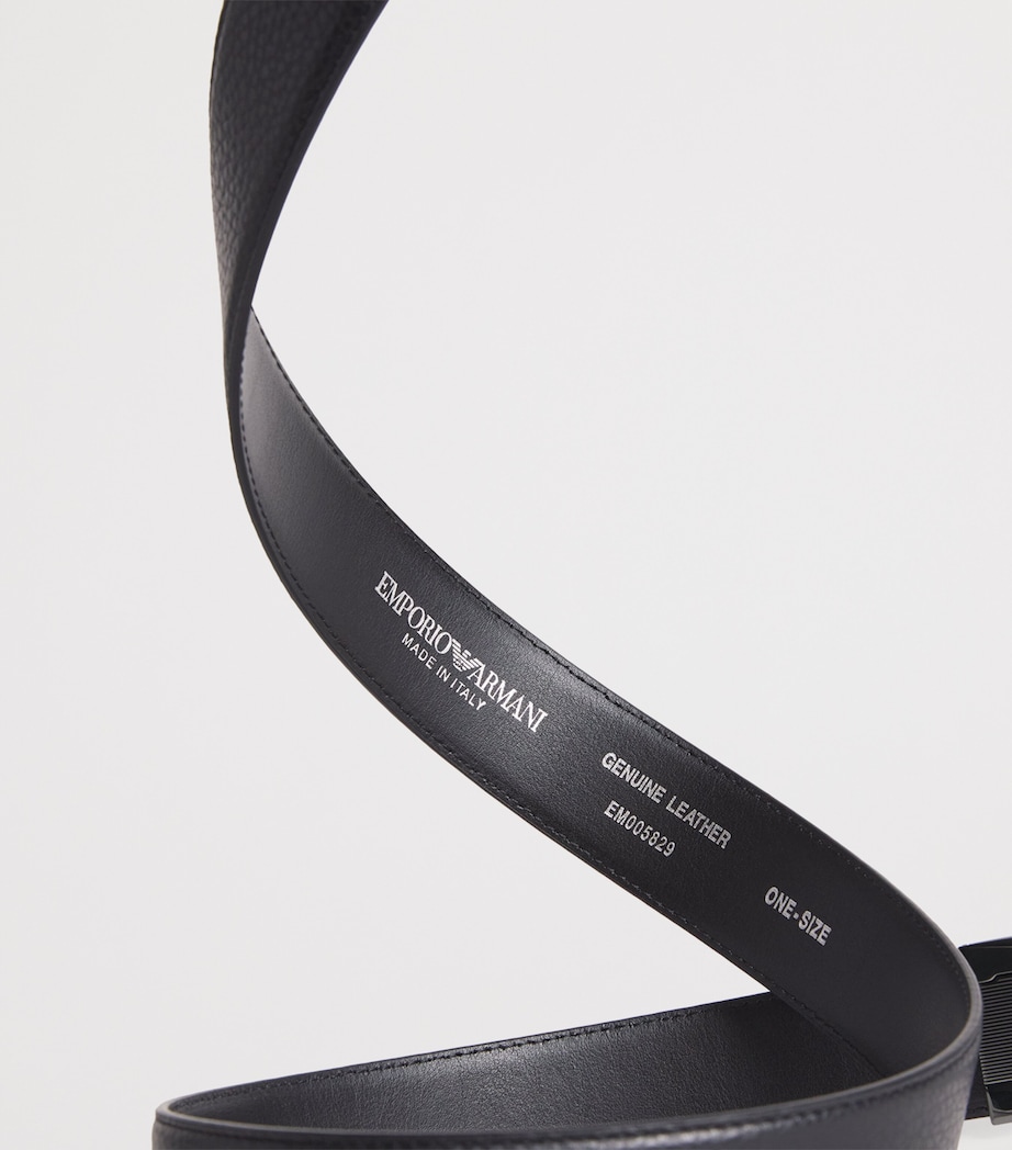 Emporio Armani Leather Tongue Belt Image 5