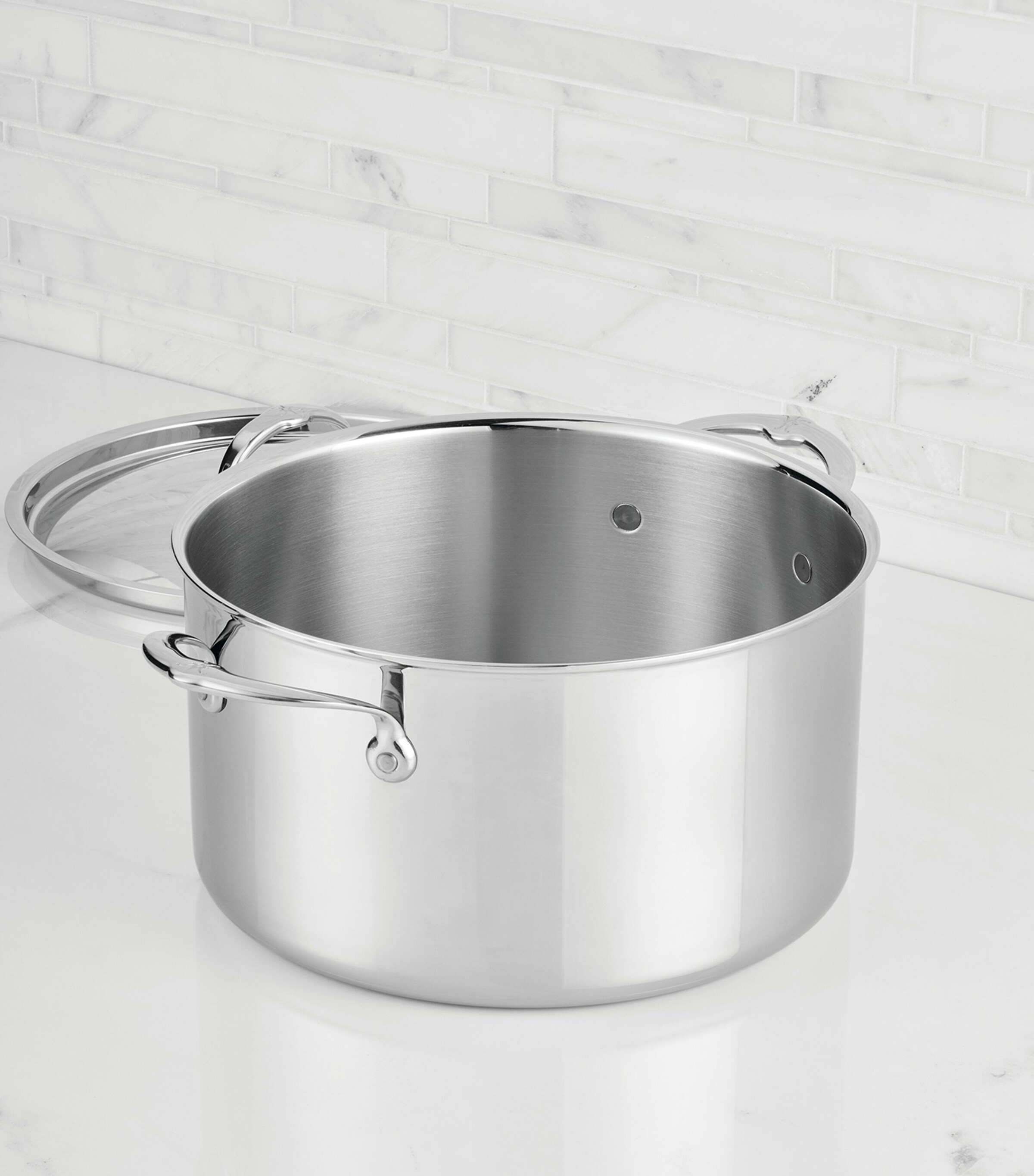 Hestan ProBond Luxe Covered Stockpot (26cm) Silver Image 3
