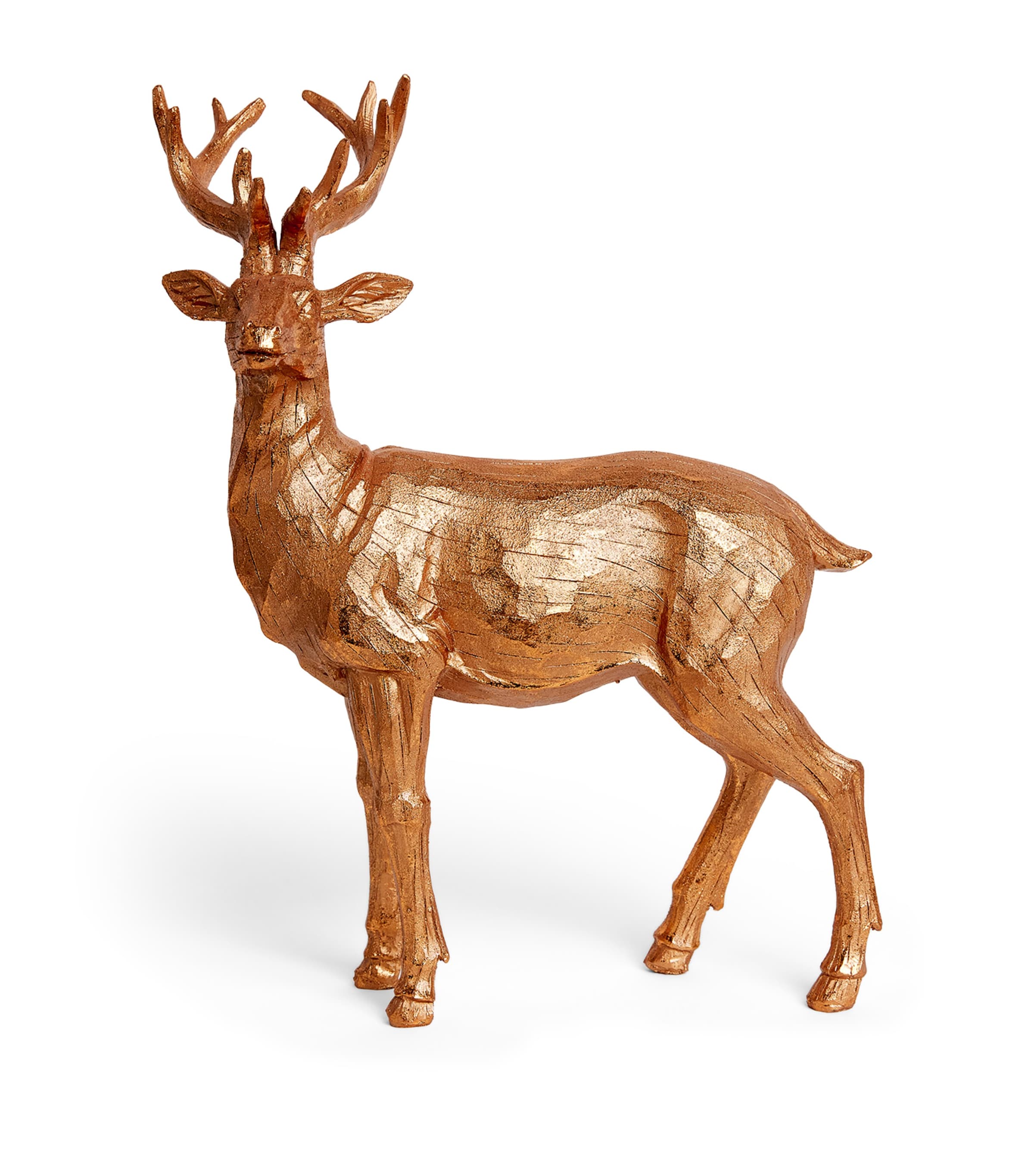 Shop Gisela Graham Resin Stag Ornament In Brown