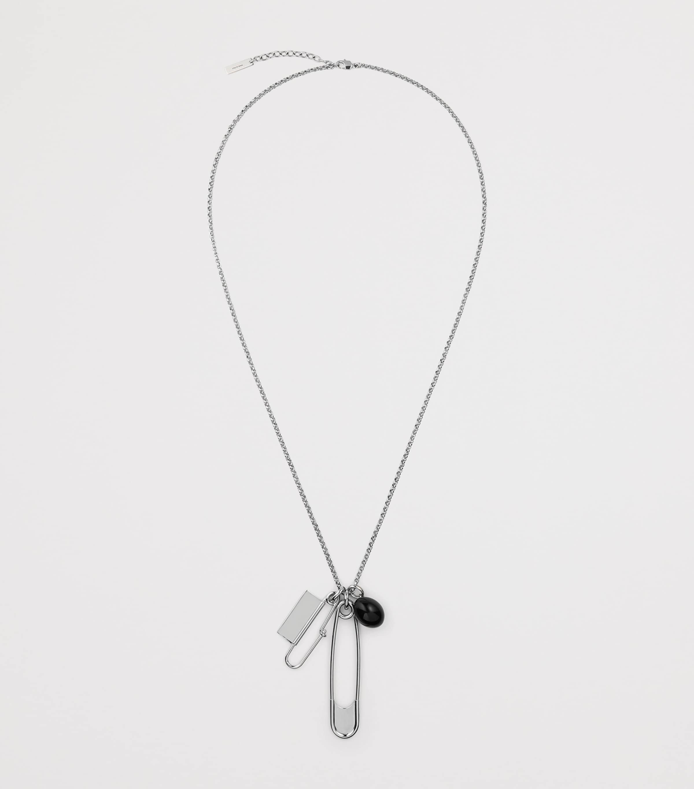 Givenchy Safety Pin Charm Necklace Image 3