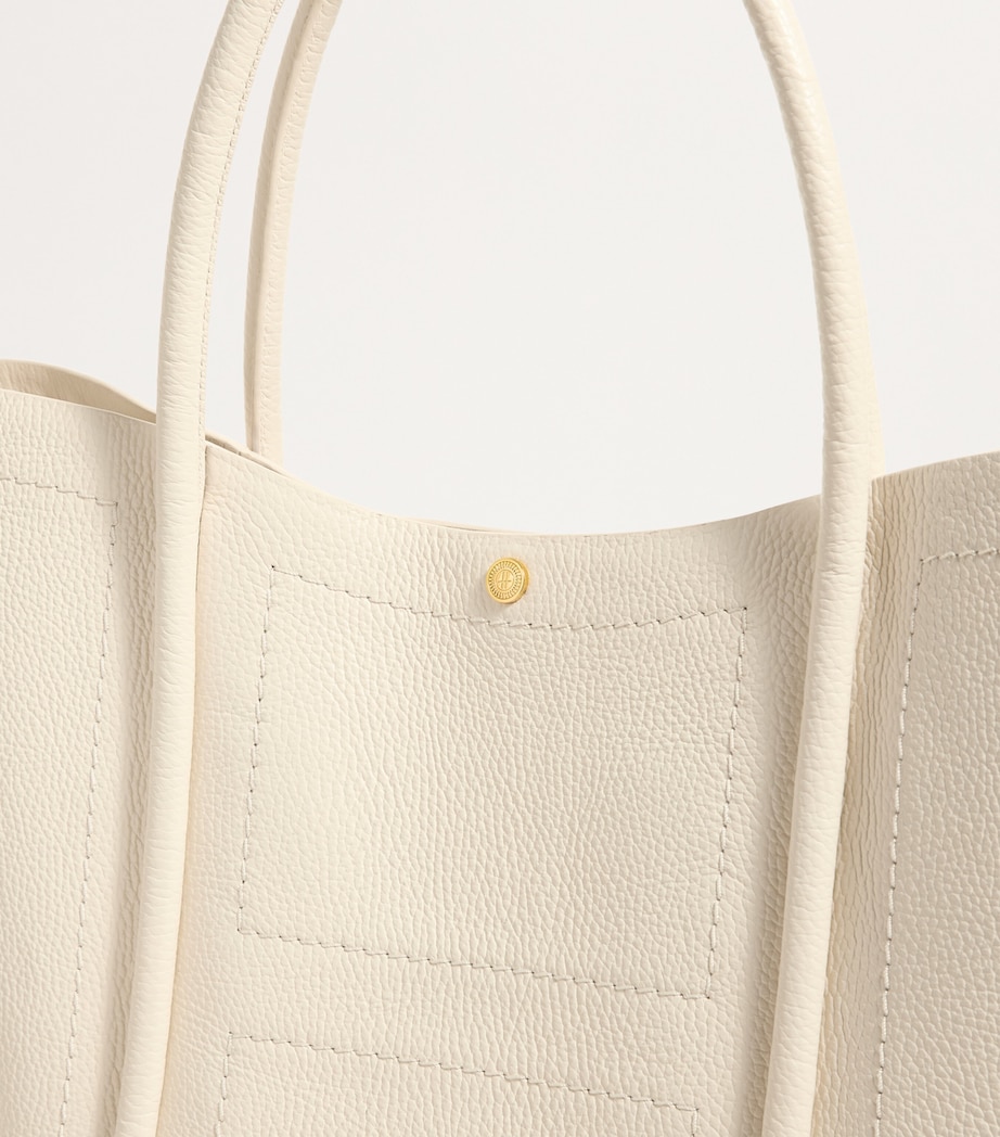 Harrods Leather Rope Tote Bag Birch Image 6