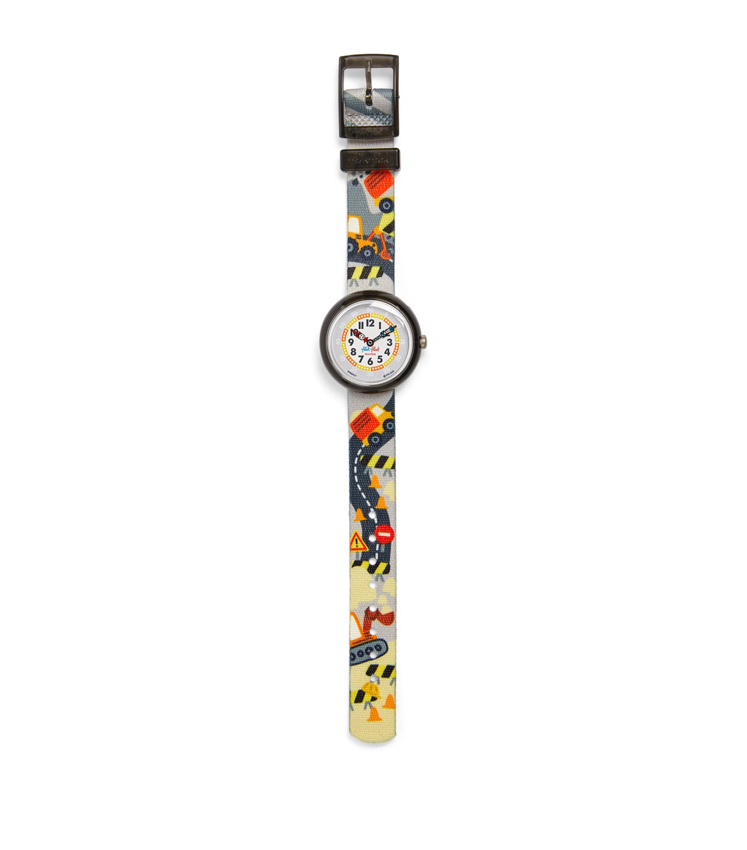 Flik Flak Kids' Build It Up Watch In Grey