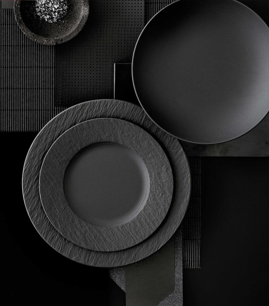 Villeroy & Boch Porcelain Manufacture Rock Table Set Black Image 4