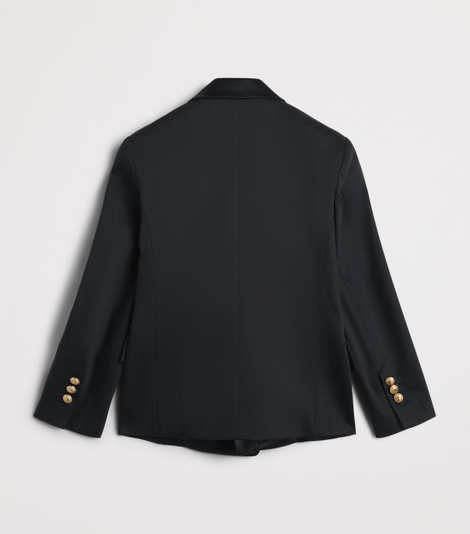 Balmain Kids Double-Breasted Blazer (8-14 Years) Black Image 2