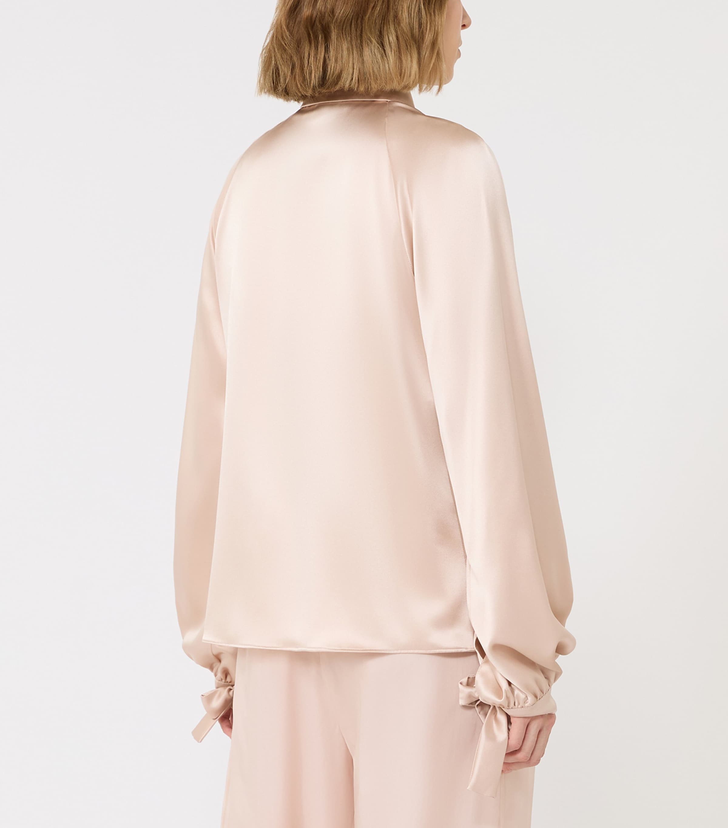 Max Mara Womens Silk Shirt Powder Image 3