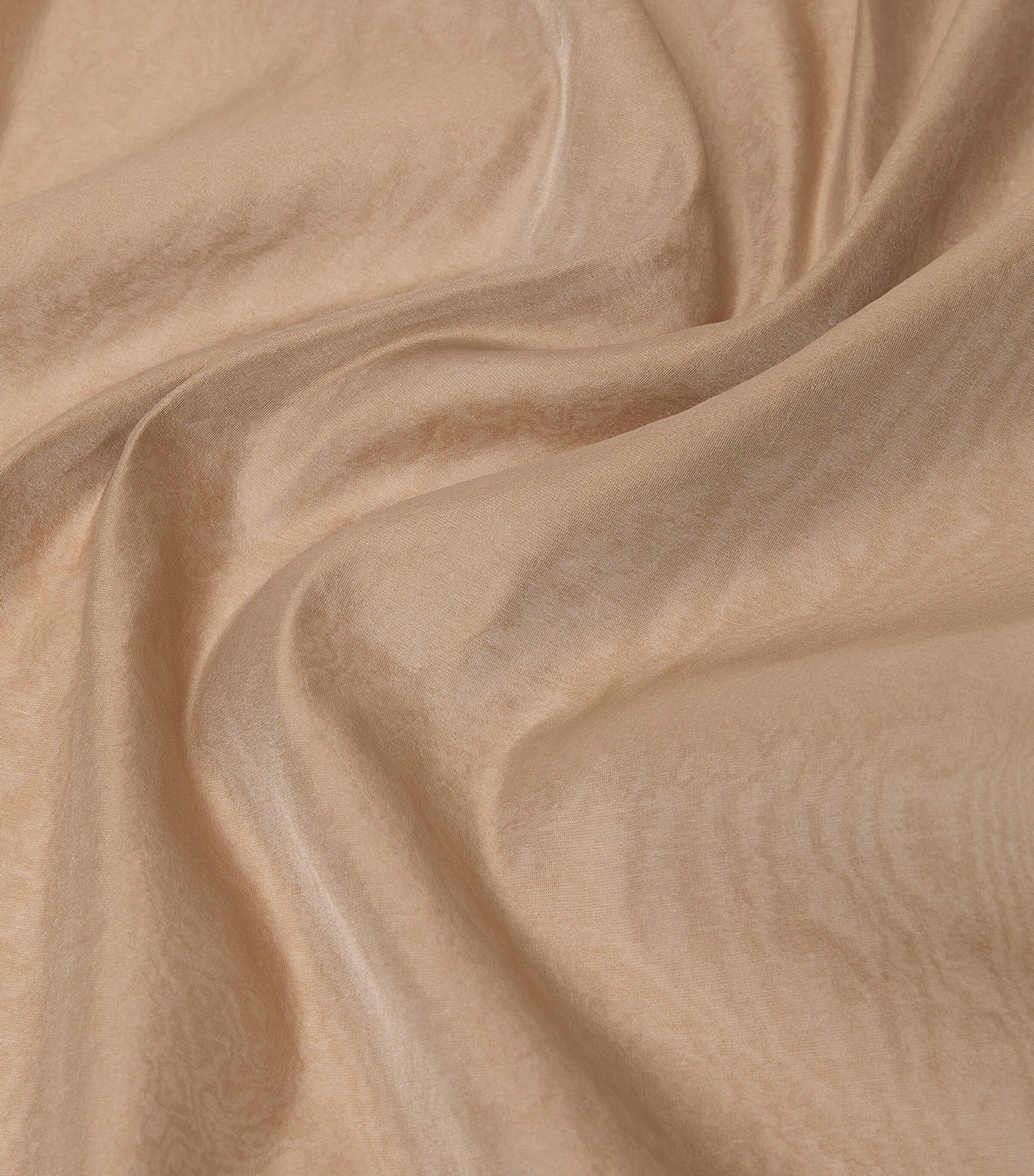 Max Mara Silk-Blend Square Stole Scarf Honey Image 3