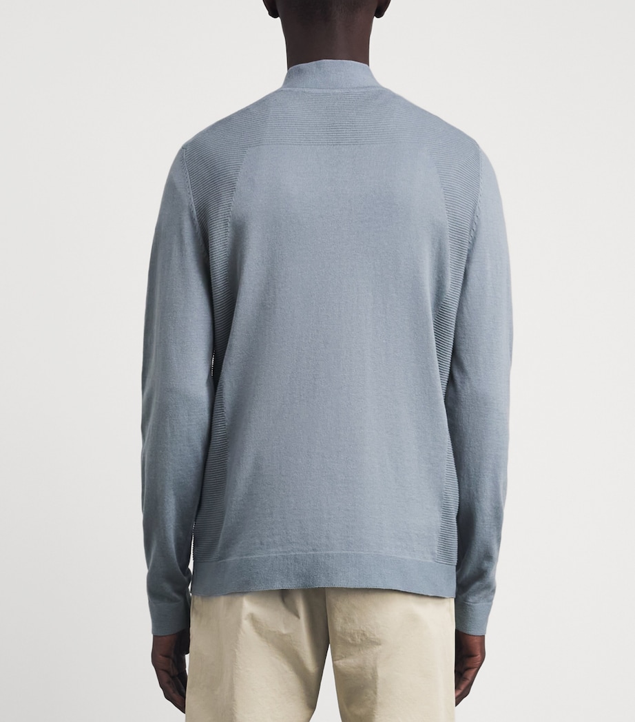 BOSS Mens Momentum Lite Sweatshirt Dark Grey Image 5