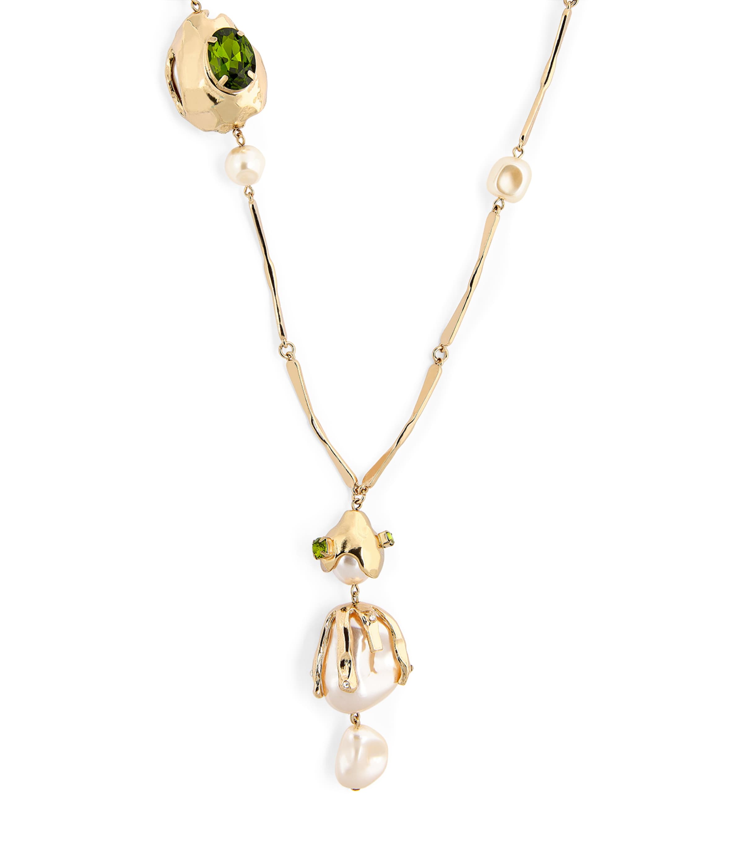 Irregular Chain Pendant Necklace GOLD Image 3