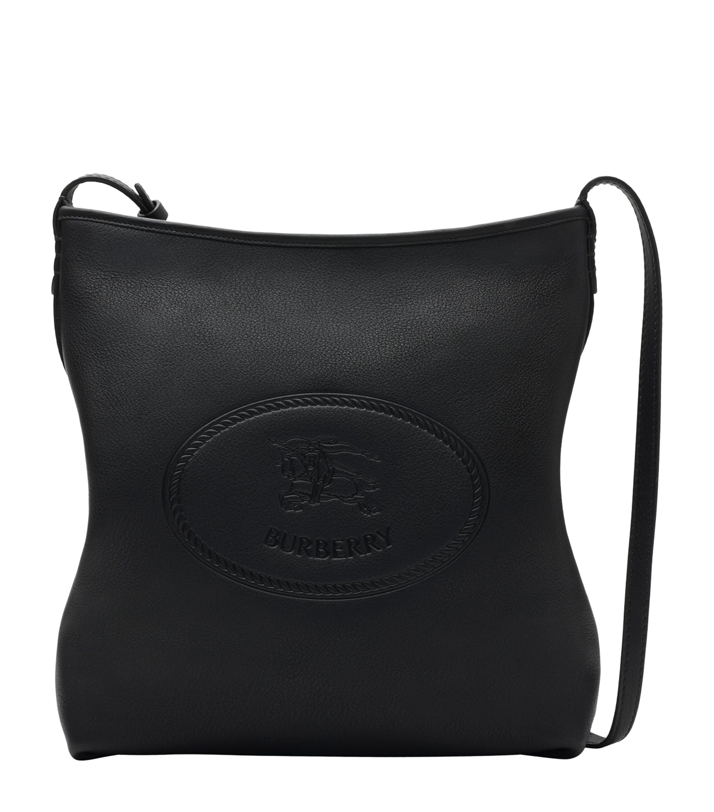 Small Leather Highlands Shoulder Bag BLACK Image 1