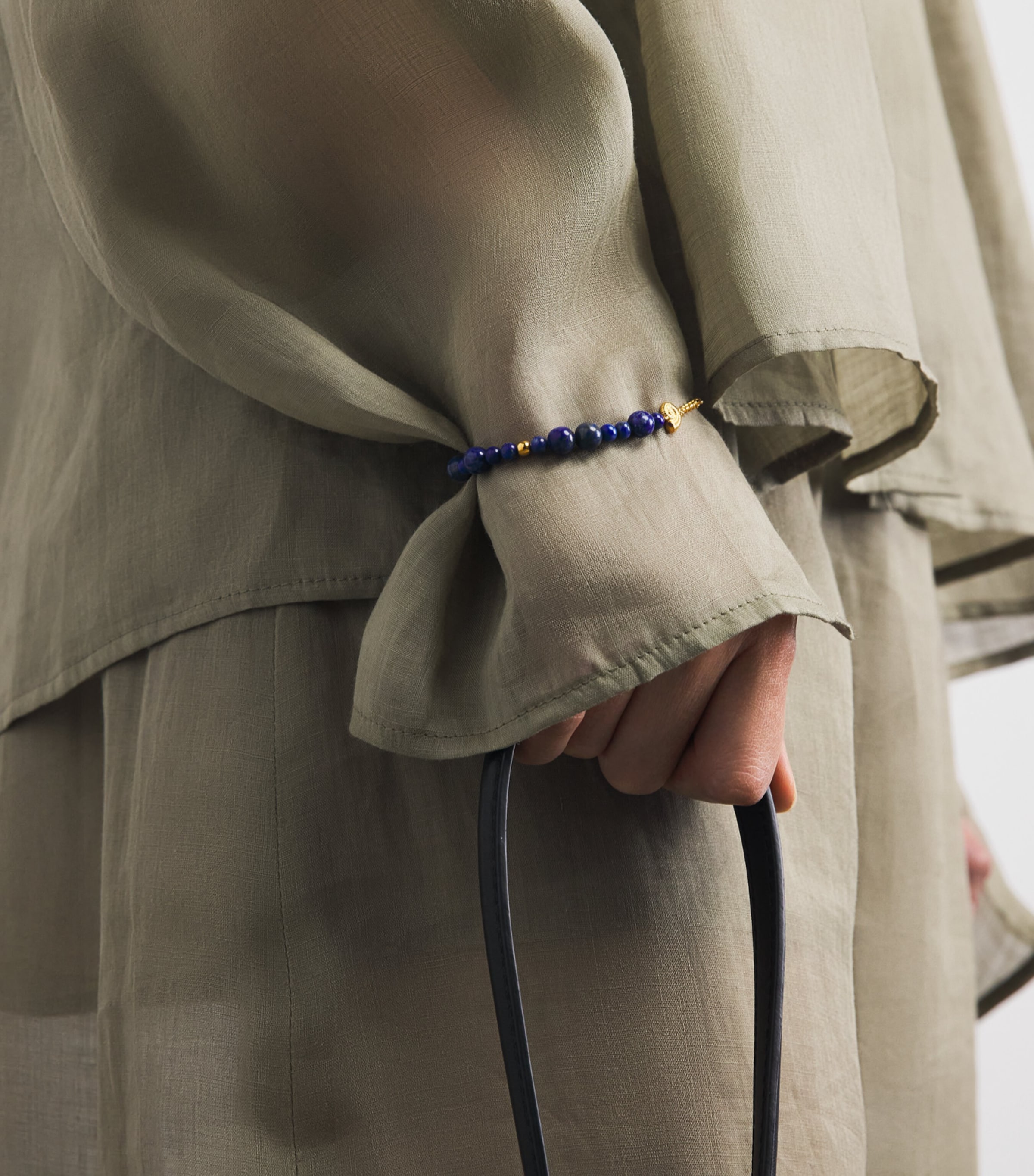 Anni Lu Gold-Plated Deep Blue Bracelet Golden Lapis Image 2