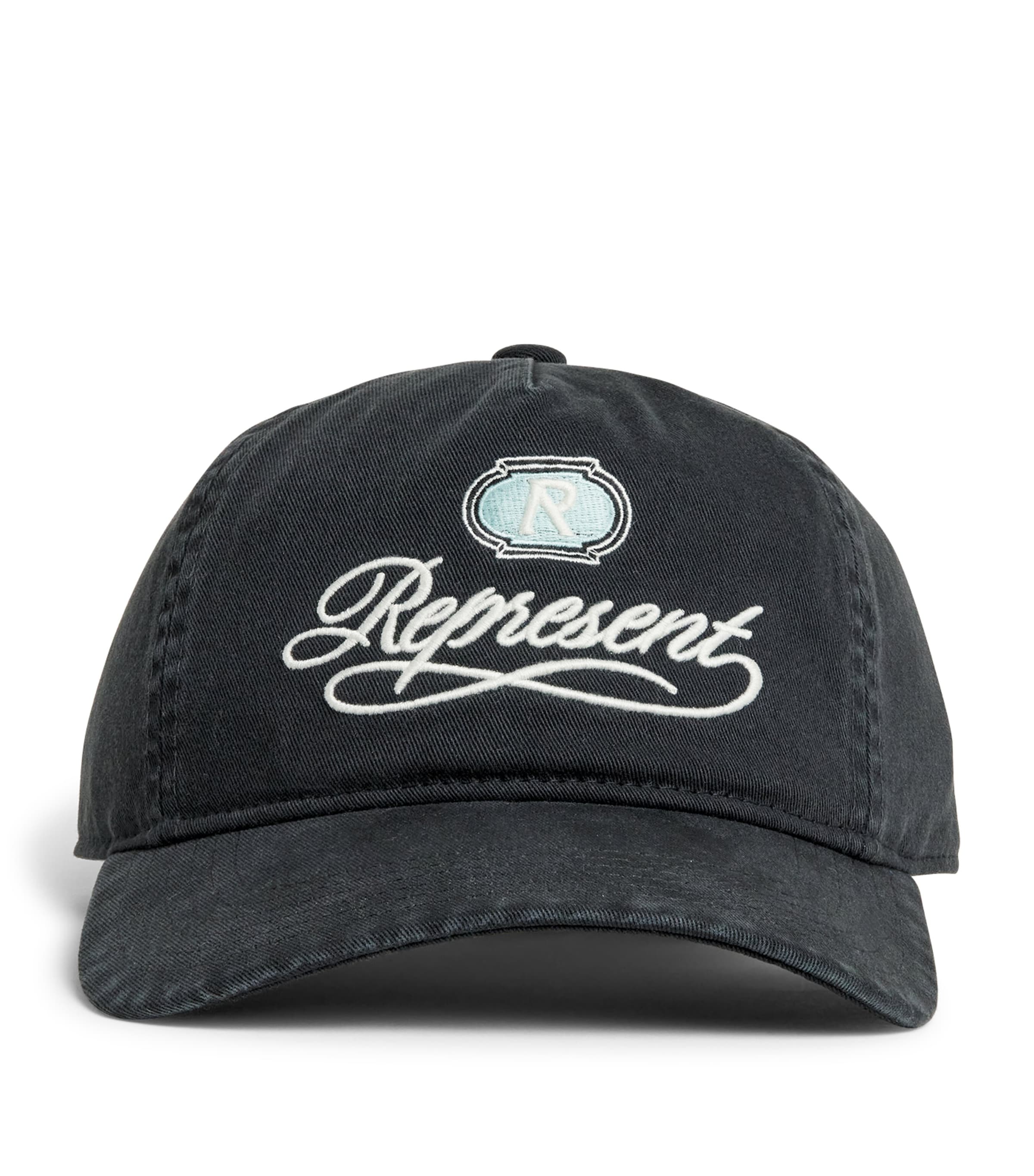 Represent Cotton Gran Cru Classe Trucker Hat In Black