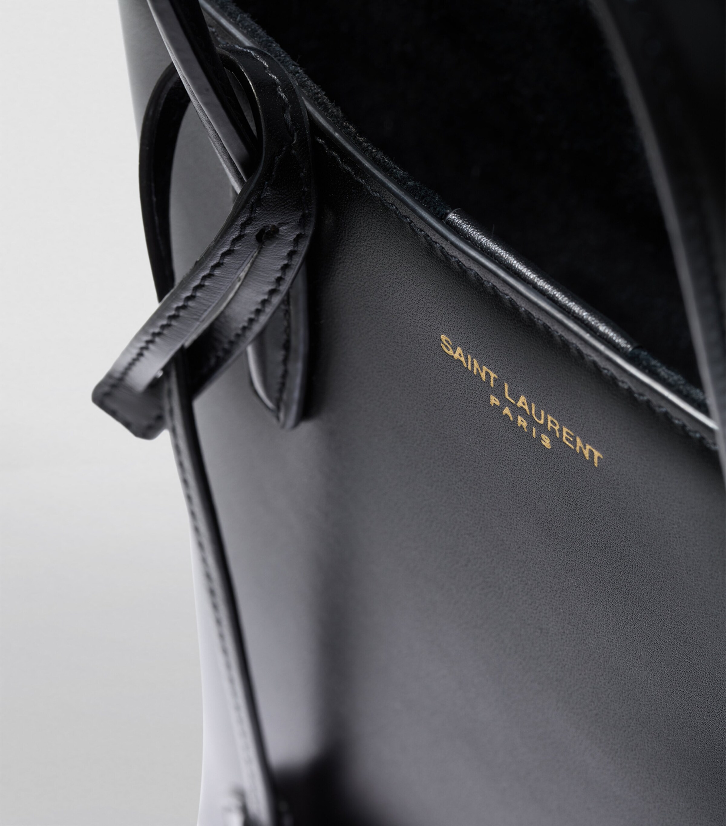 Saint Laurent Mini Leather Tote Bag Image 6