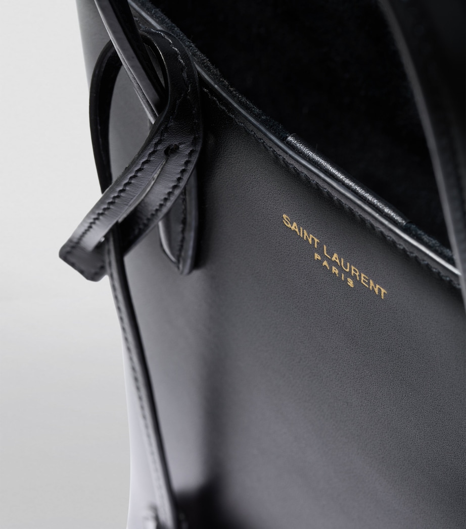 Saint Laurent Mini Leather Tote Bag Image 6