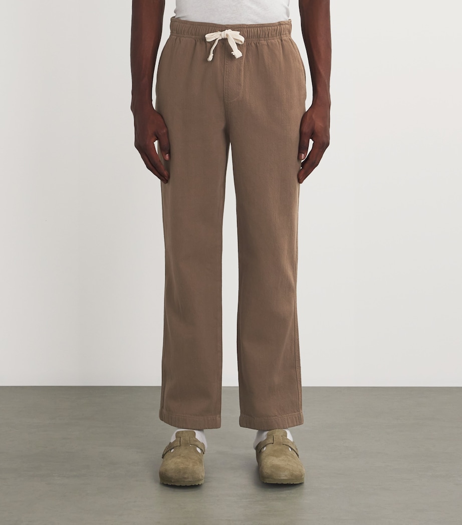 Terry Travel Trousers TAUPE Image 3